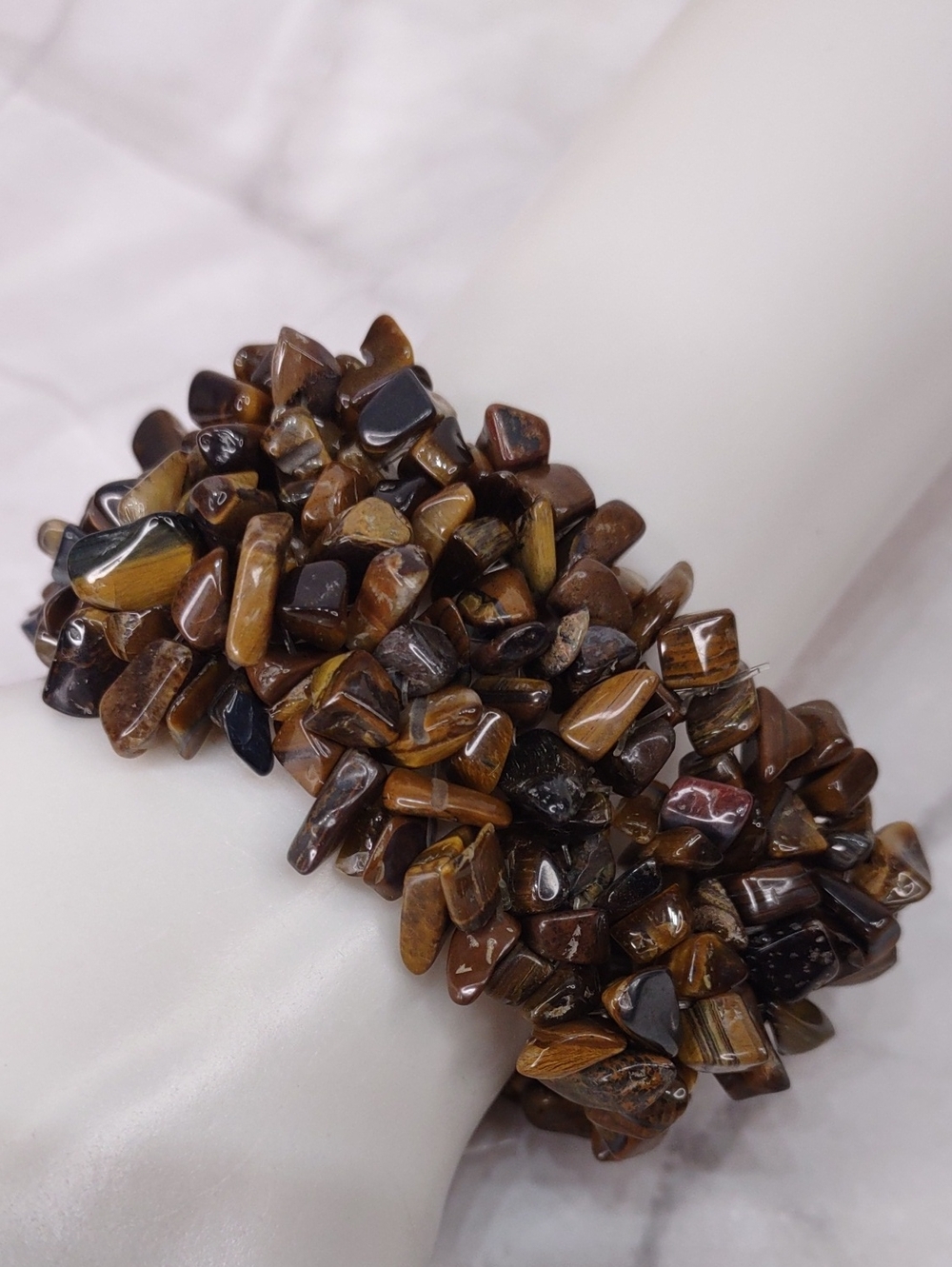 Artisan Crafted Tigers Eye Stretch Bracelet